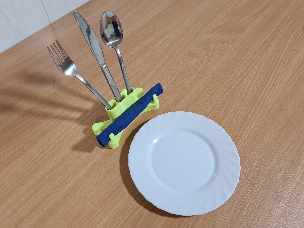 Placemat Cutlery Holder by Wilko_SLO Download free STL model