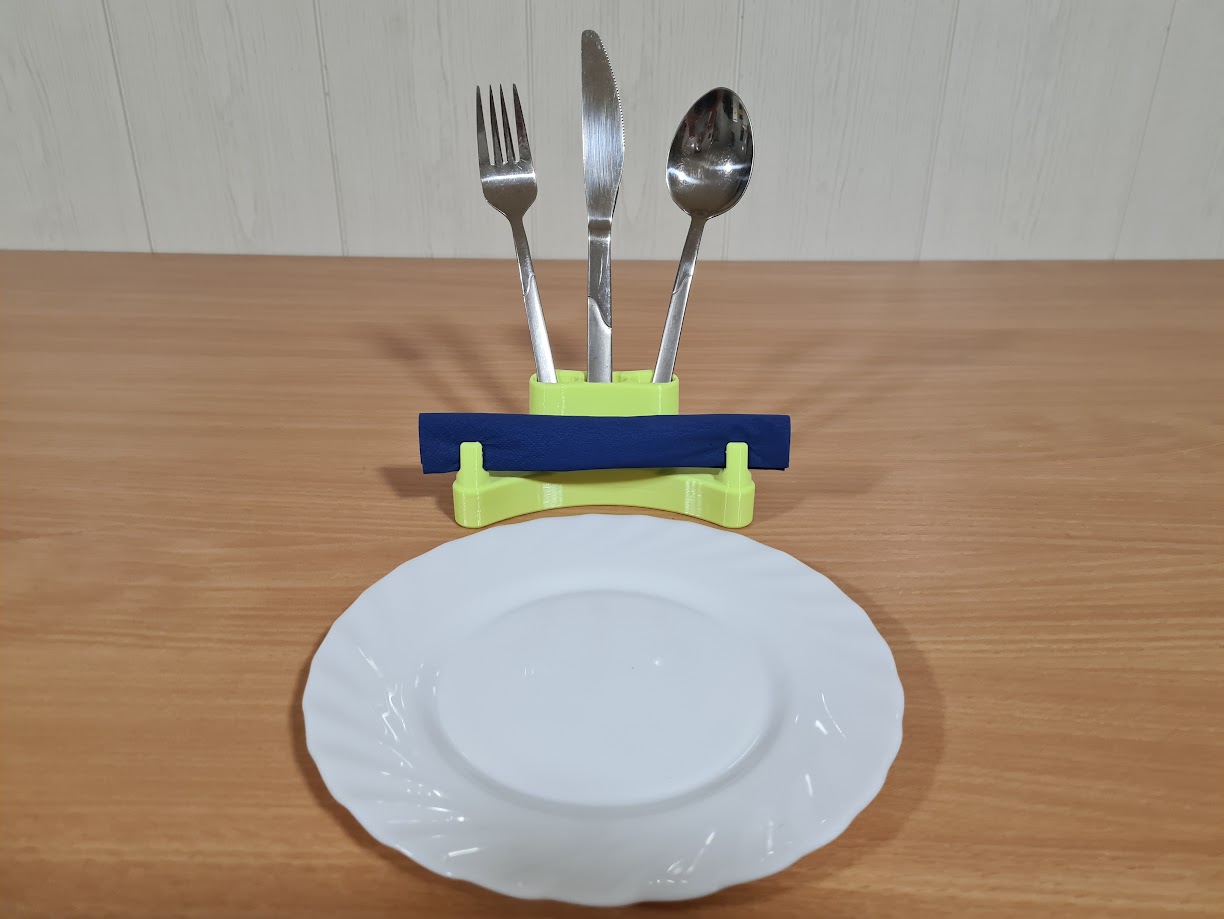 Placemat Cutlery Holder by Wilko_SLO Download free STL model