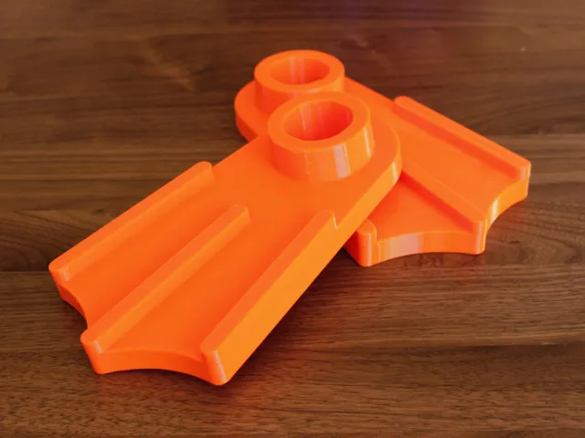 Mega Lego-like flippers (10:1 scale)