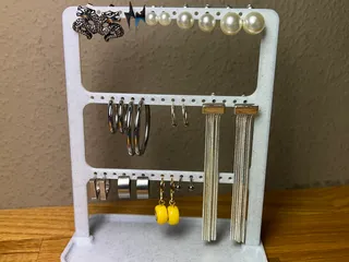 Earring Holder by Extruterrestrial | Download free STL model ...