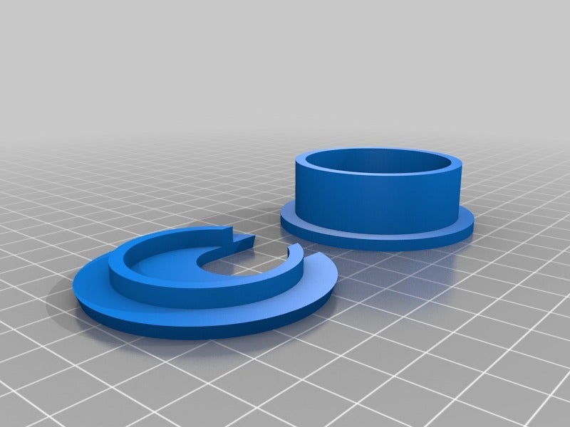 Miniatura 5 do modelo 3D Customizable Wire Access Grommet
