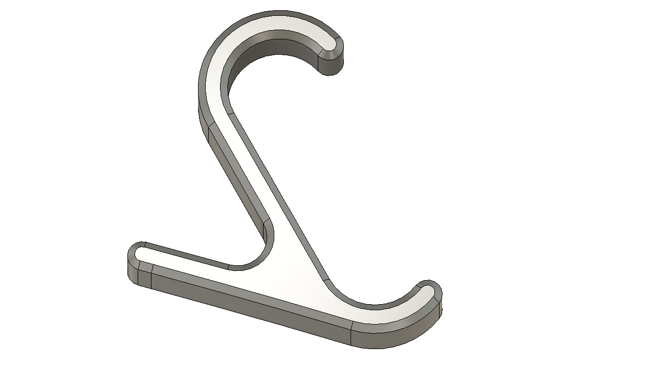 Hook for drying towels by Štěpán Reif Download free STL model