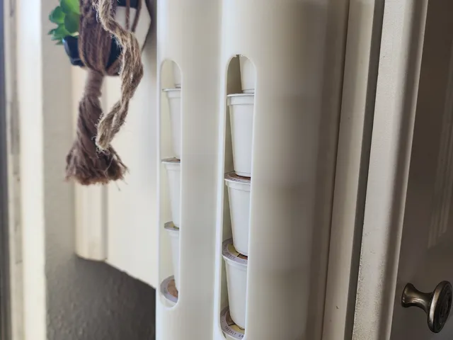 Keurig K Cup Coffee Pod Holder - 12 cup - Command Strip Velcro