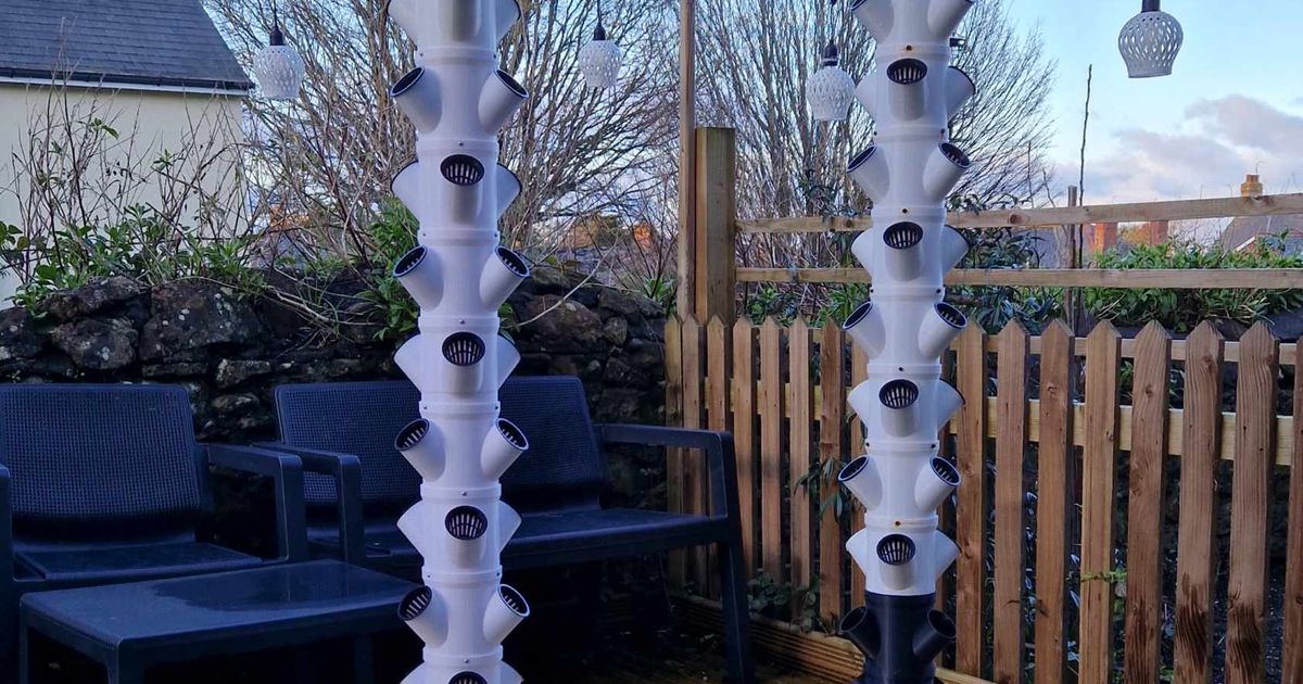 Modular Hydroponics Tower by MartinS | Download free STL model ...