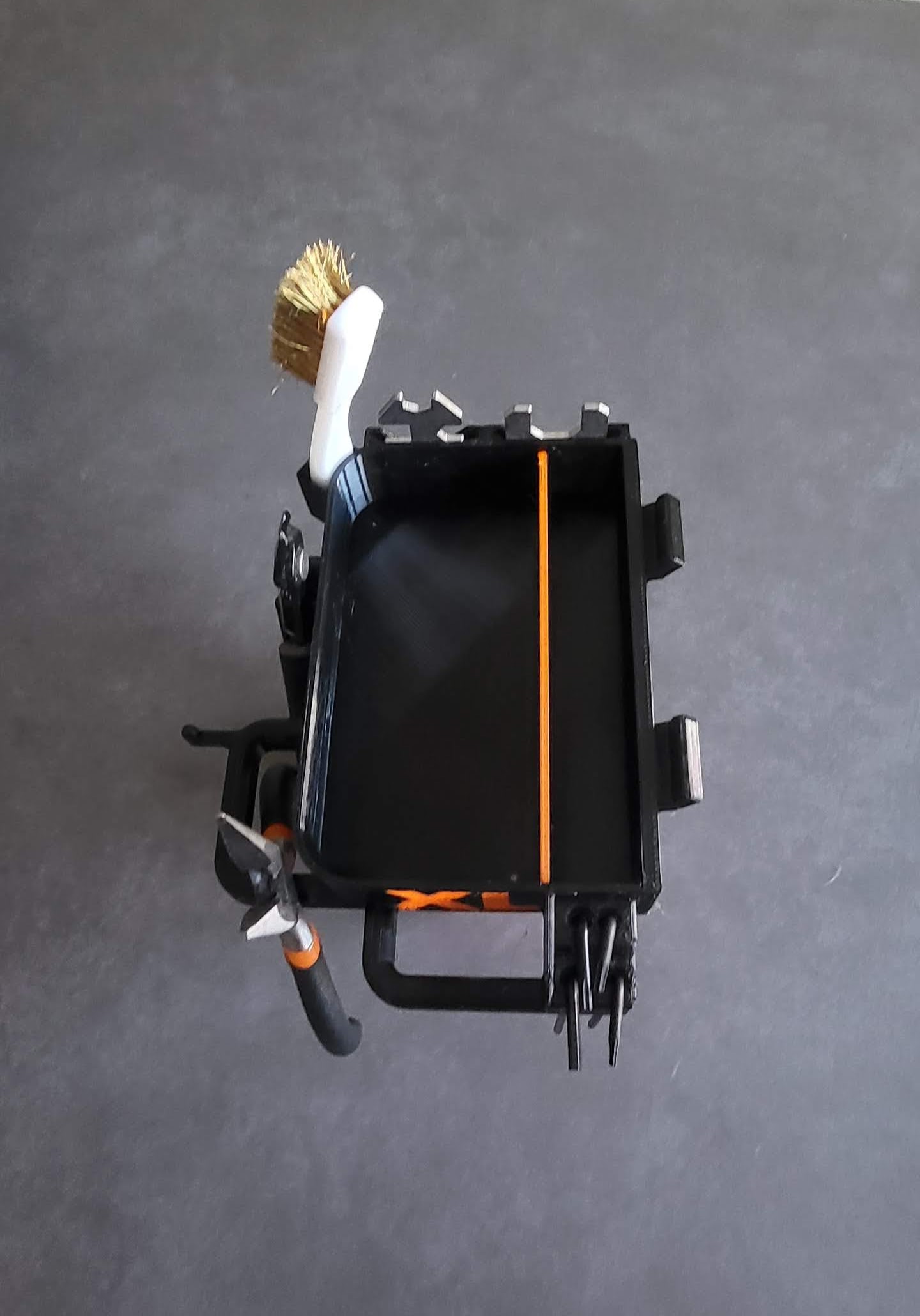 Prusa XL - Side box with variable Toolholder / Seitenbehälter mit variablen Werkzeughalter 80x140x25mm/80x120x25mm