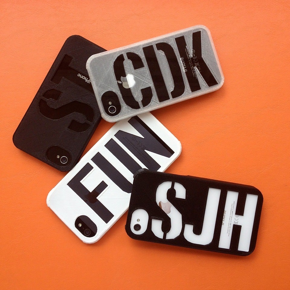 Monogrammed iPhone 4, 4S, 5, 5S, and 6 Case by TheNewHobbyist ...