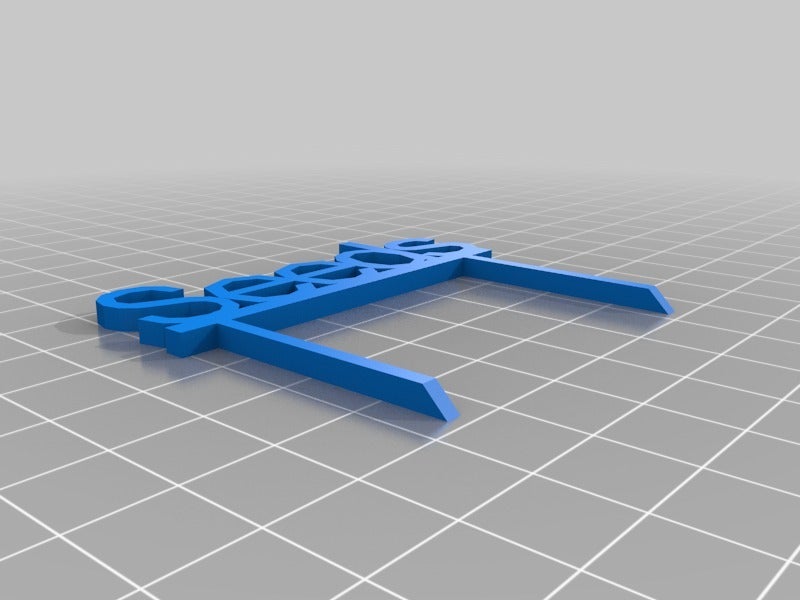 Customizable Garden Sign by TheNewHobbyist Download free STL model