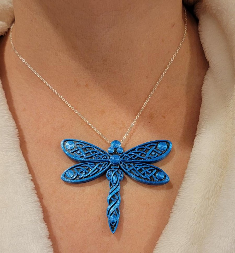 Dragonfly Pendant by Mikek | Download free STL model | Printables.com