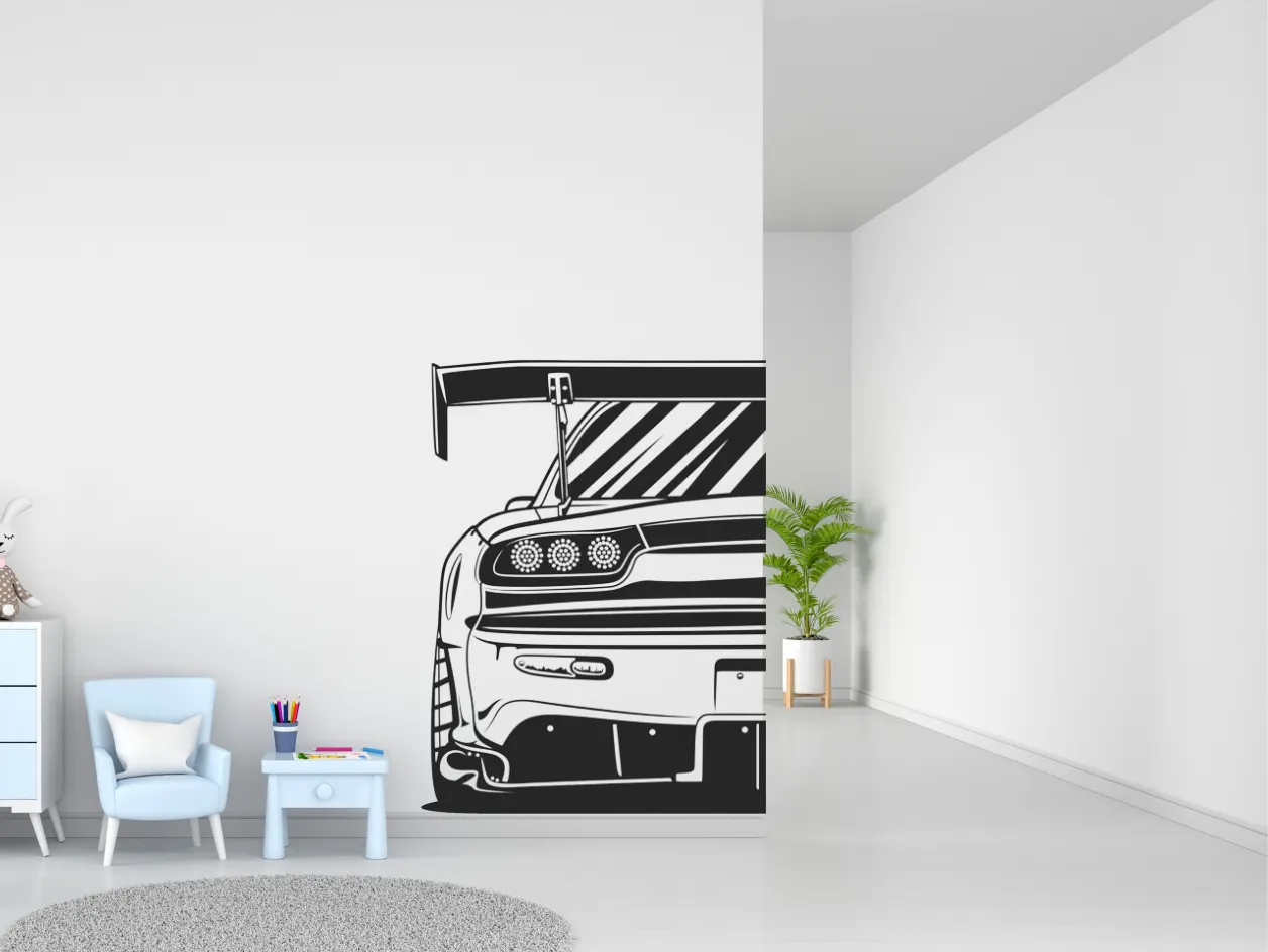 Mazda RX-7 Silhouette, 2D Wall Art by Kahraman | Download free STL