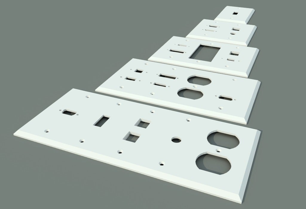 Miniatura 8 do modelo 3D WALLY - Wall Plate Customizer