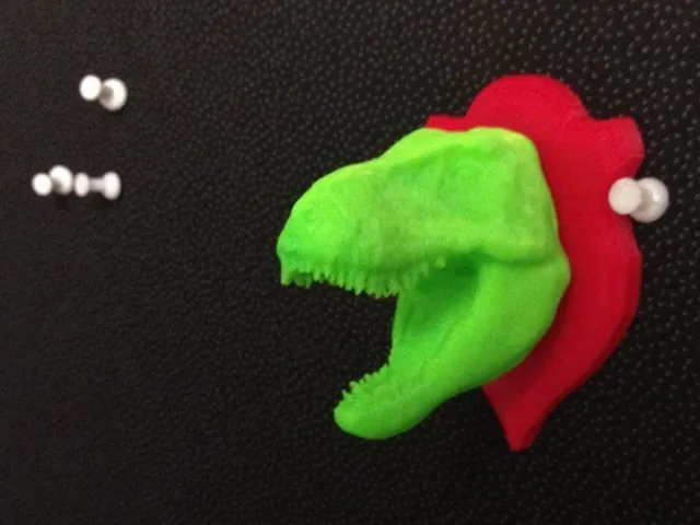 Mounted T-Rex Head Trophy