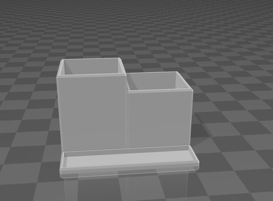 Pencil Cup with Tray