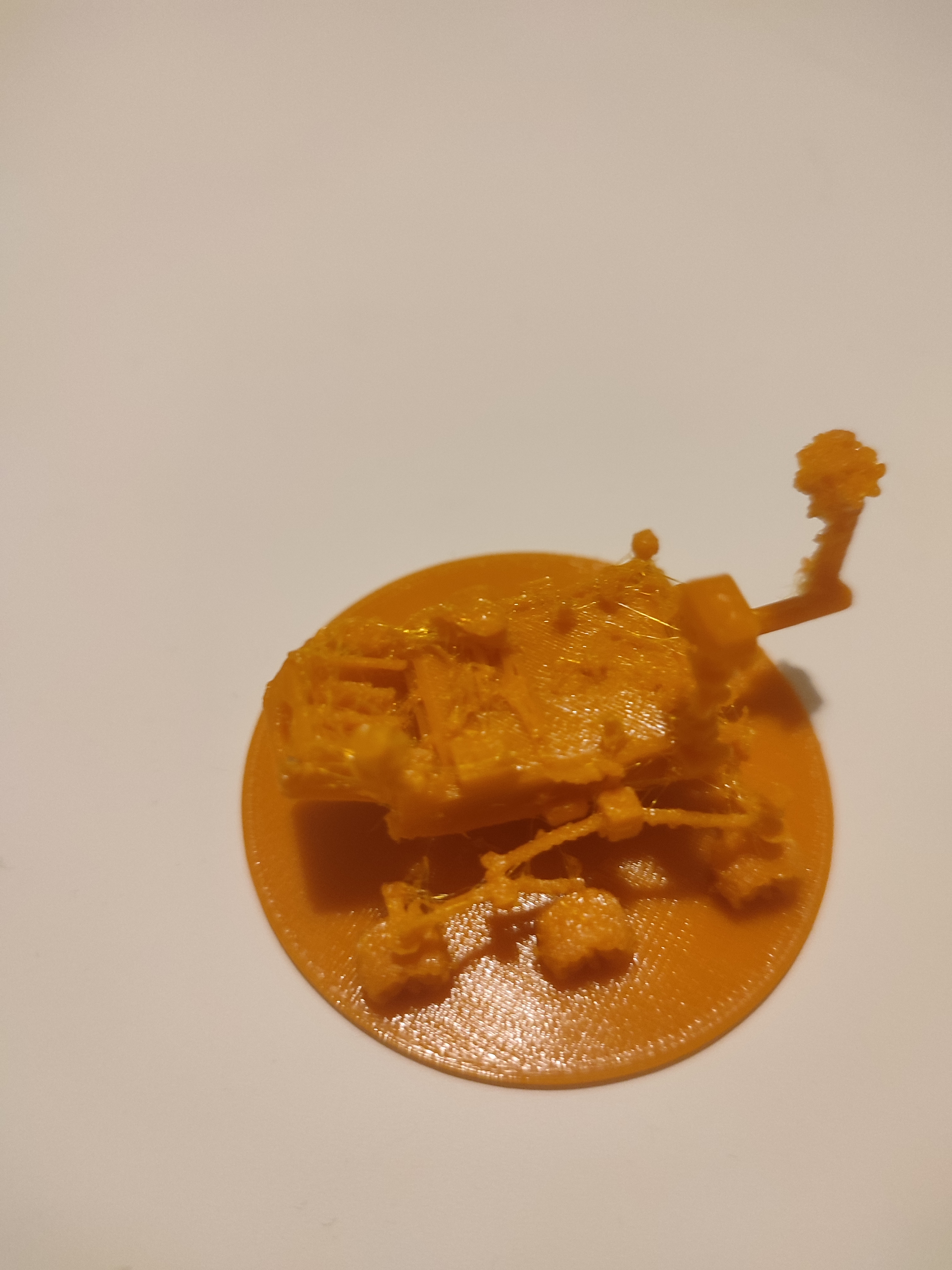 Curiosity Rover -- print in place (supports required)