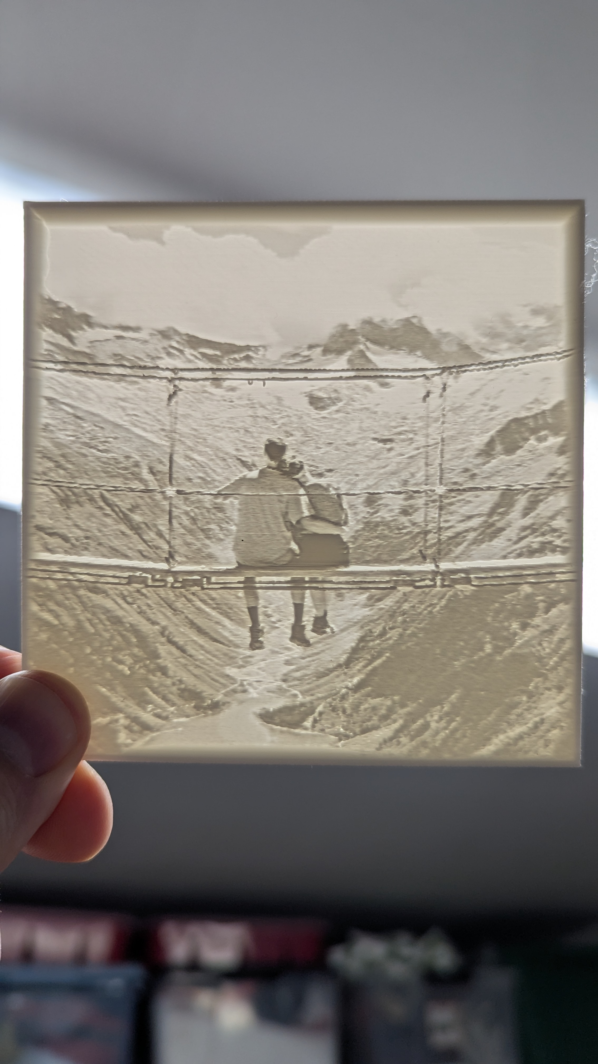 3D-printed Lithophane Picture/Memory Box — miniatura 6