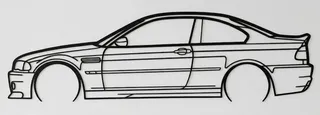 BMW M3 E46 CSL Wall Art