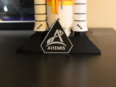 NASA Artemis Program Logo - Display Badge for SLS Rocket