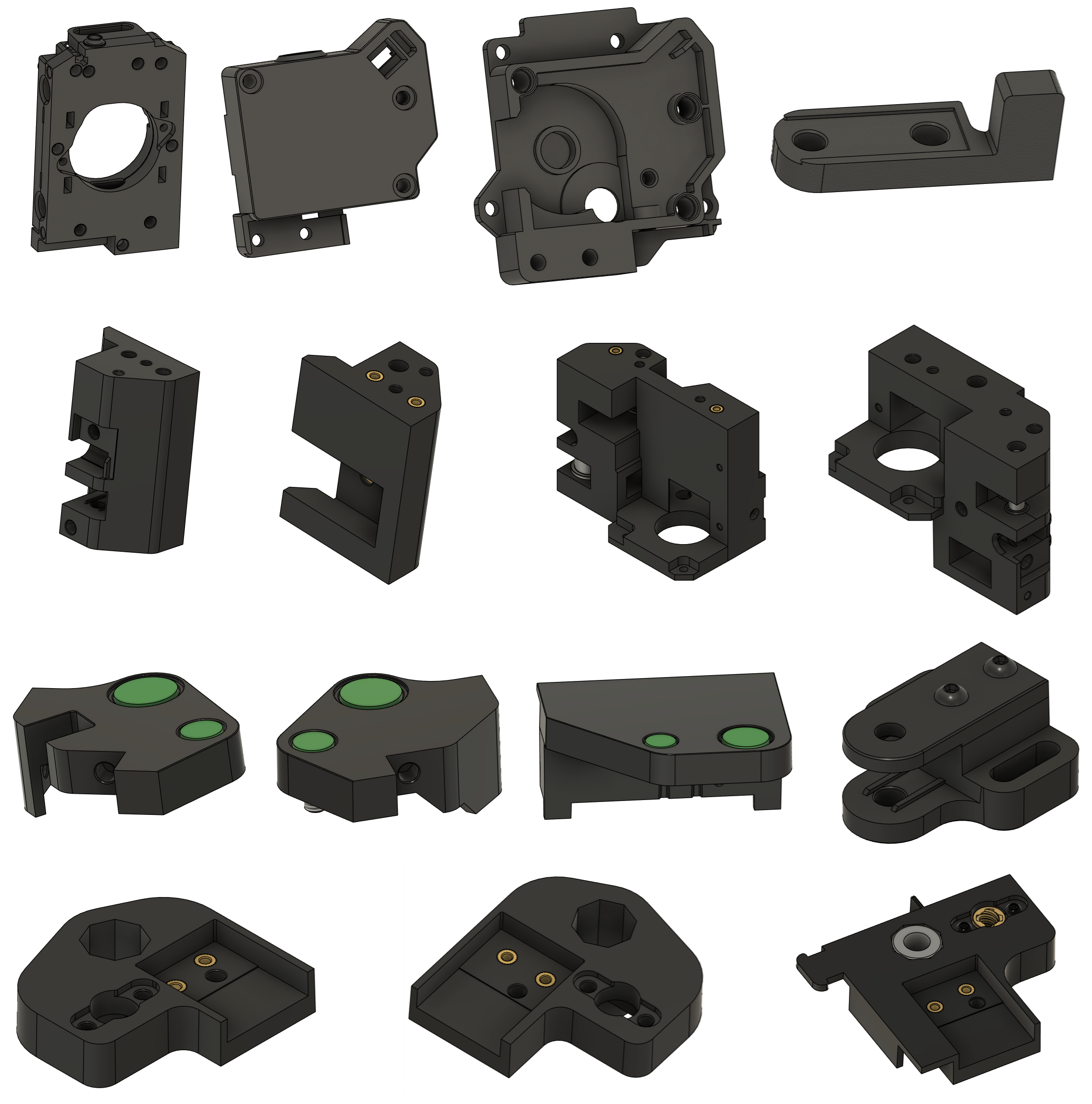 FDM-optimized Centauri Carbon Replacement Parts