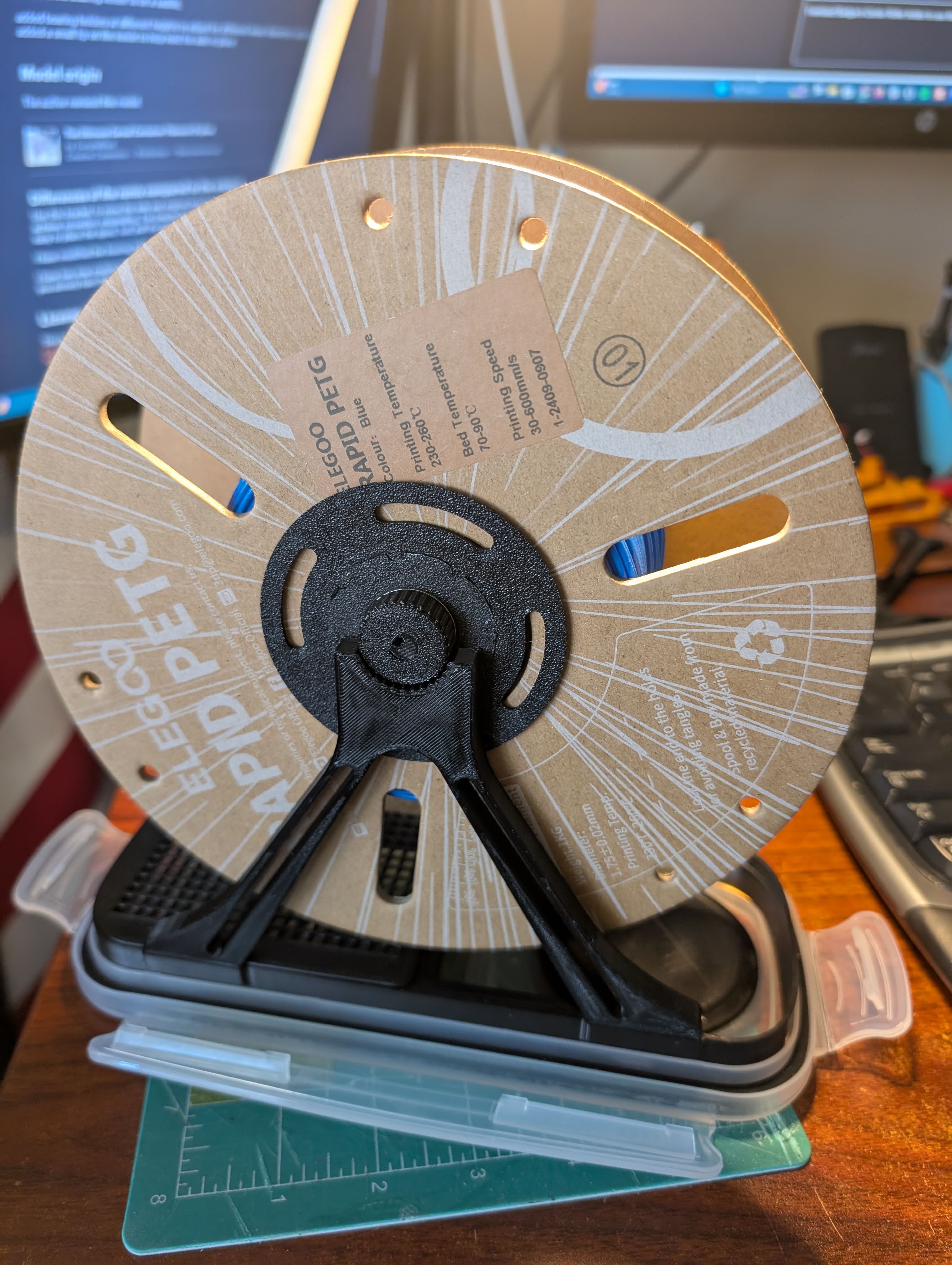 Center Roller for the Ultimate Cereal Container Filament Drybox For Rewinder
