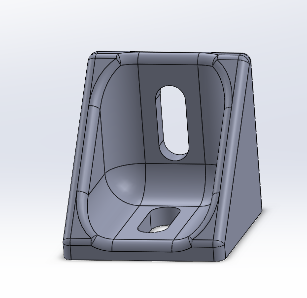 Winkel Aluprofil 30 x 30 für M6 / M8 - Angle for Alumium profile