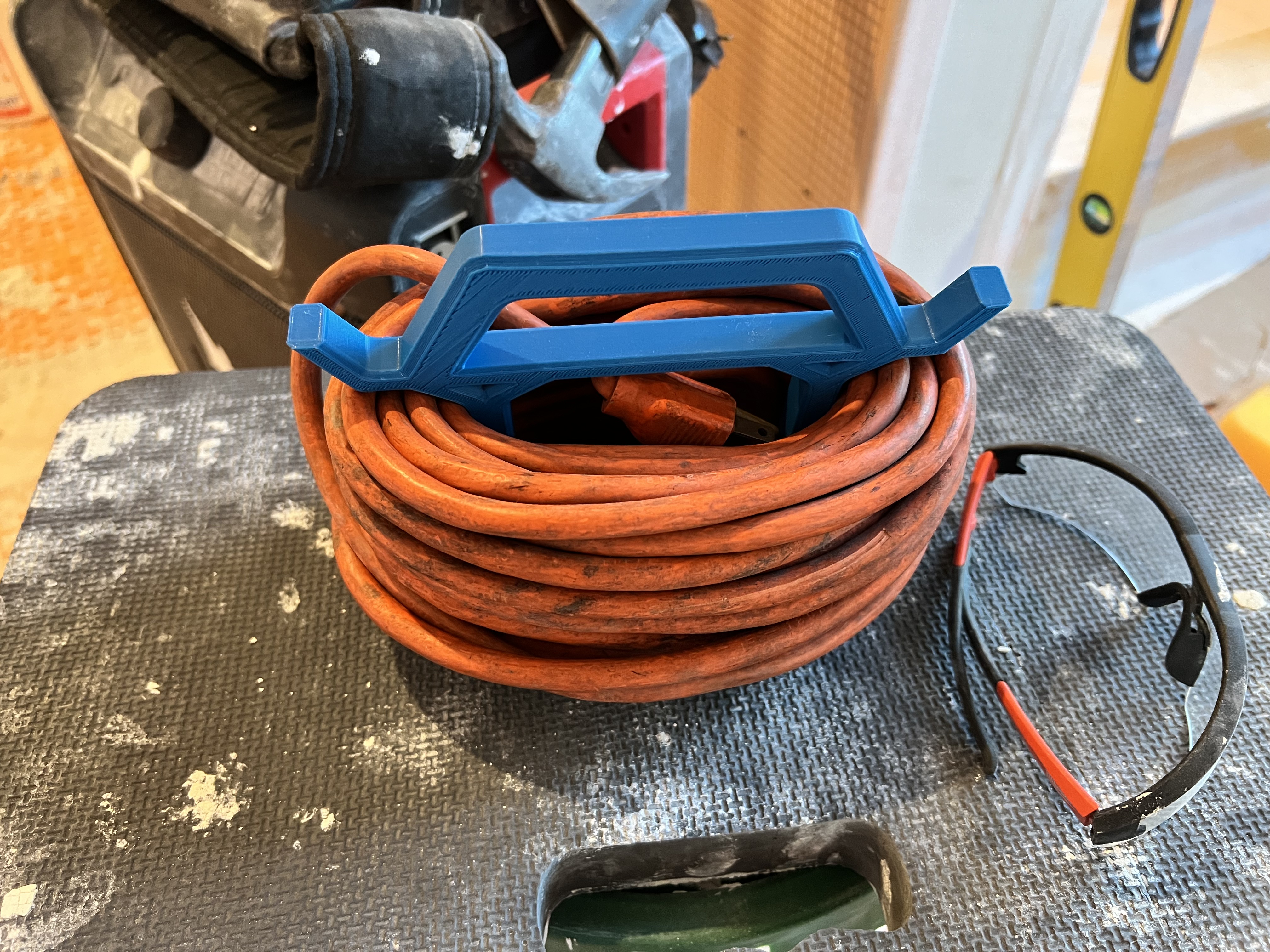 Heavy Duty Extension Cord Wrap 3D model thumbnail