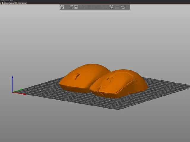 TEST SHAPE Razer Viper Mini ZS-VM Mouse Mod Shape Test