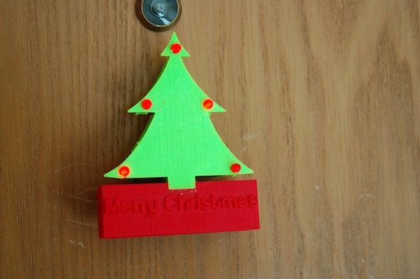 Christmas LED door decoration