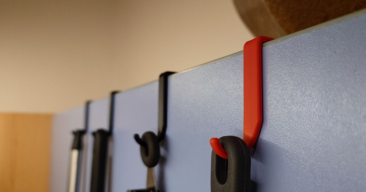 Cupboard door hook by TigFur Download free STL model