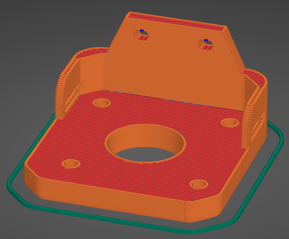 Heartbreaker MK5 Mounting Bracket for Volcano Nozzles (no heated insets)