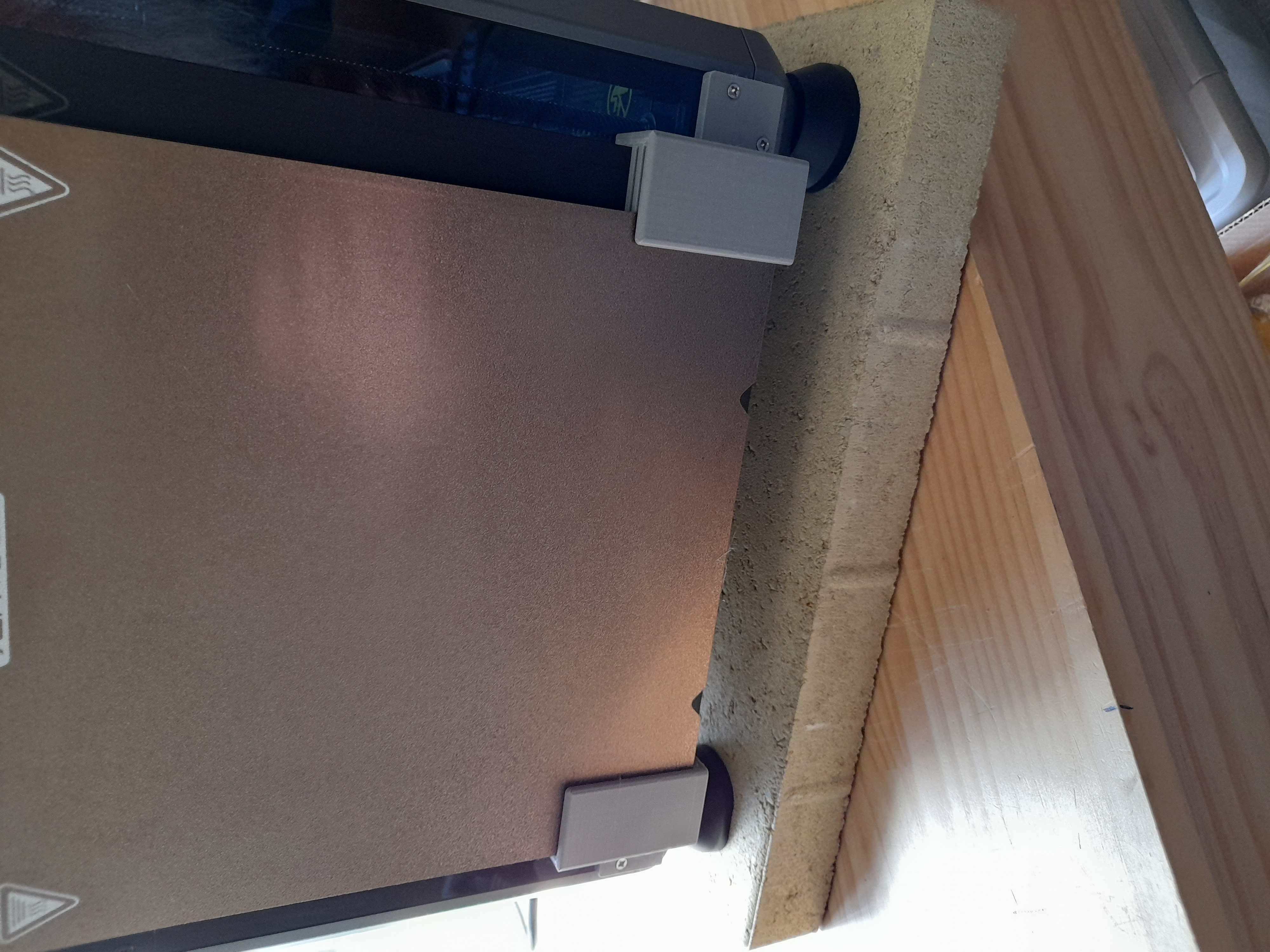 Creality K1 heatbed plate storage