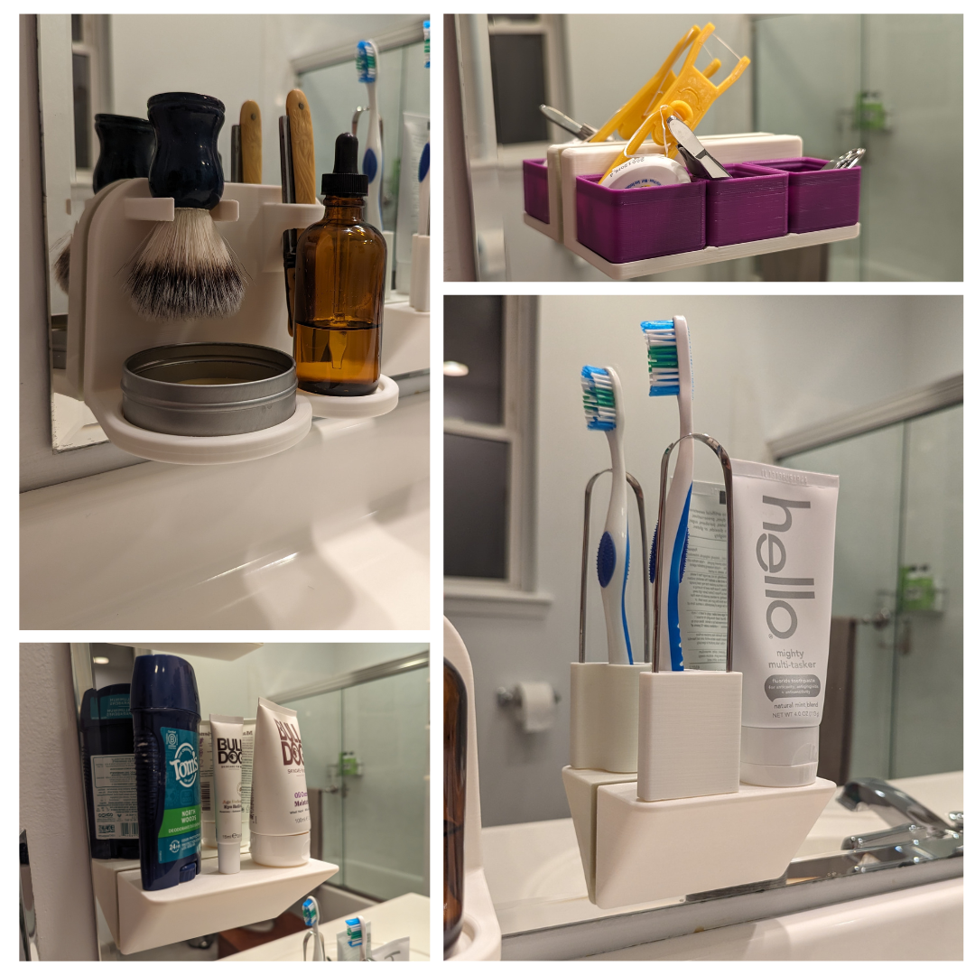 Suction Cup "Floating" Shelves for Bathroom, Kitchen, and more by ...