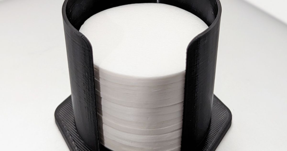 Espresso Filter Paper Holder with Cover by dweller Download free STL