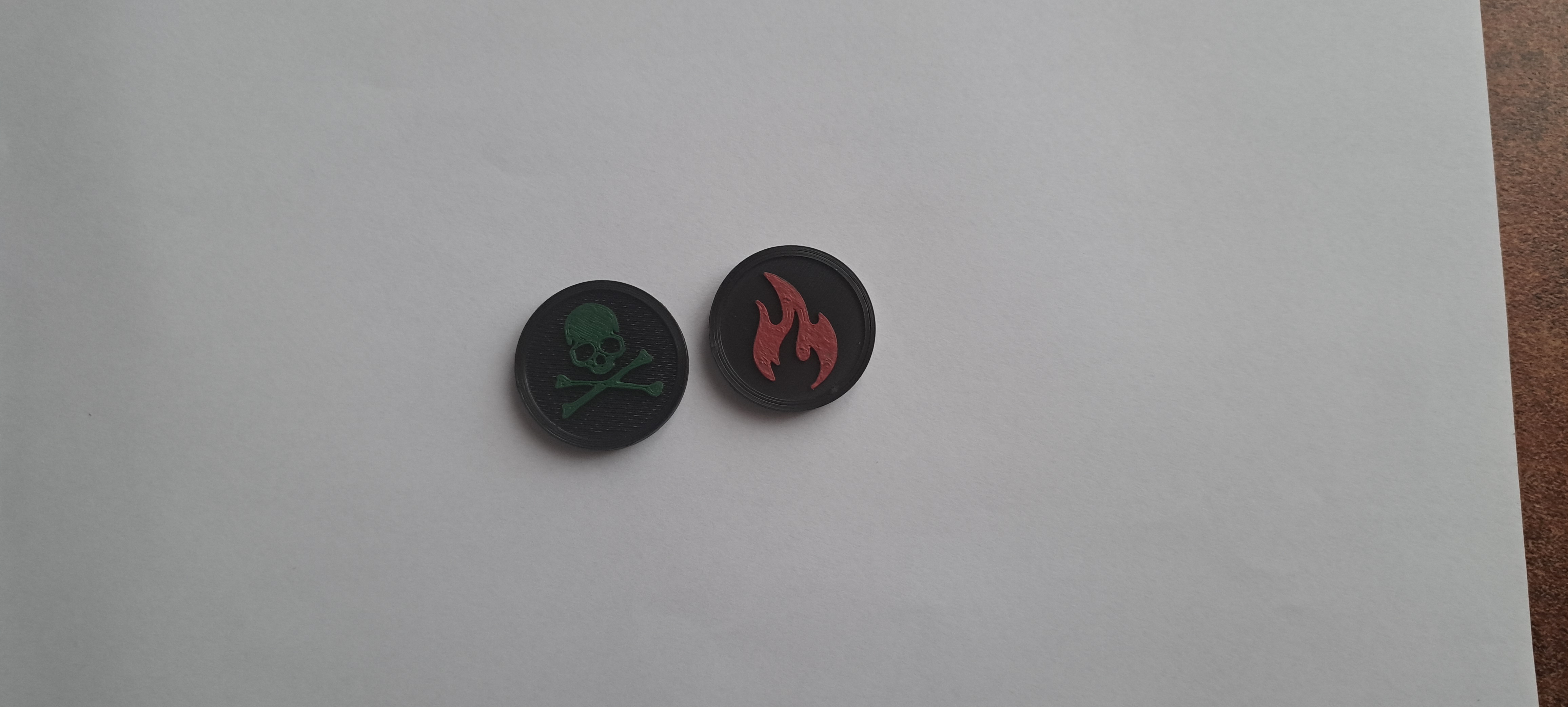 Pokemon condition coin (BURN,POISON)
