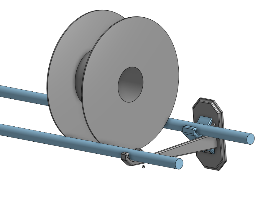 Miniatura 3 do modelo 3D Hidden screw hook system. (Modular)