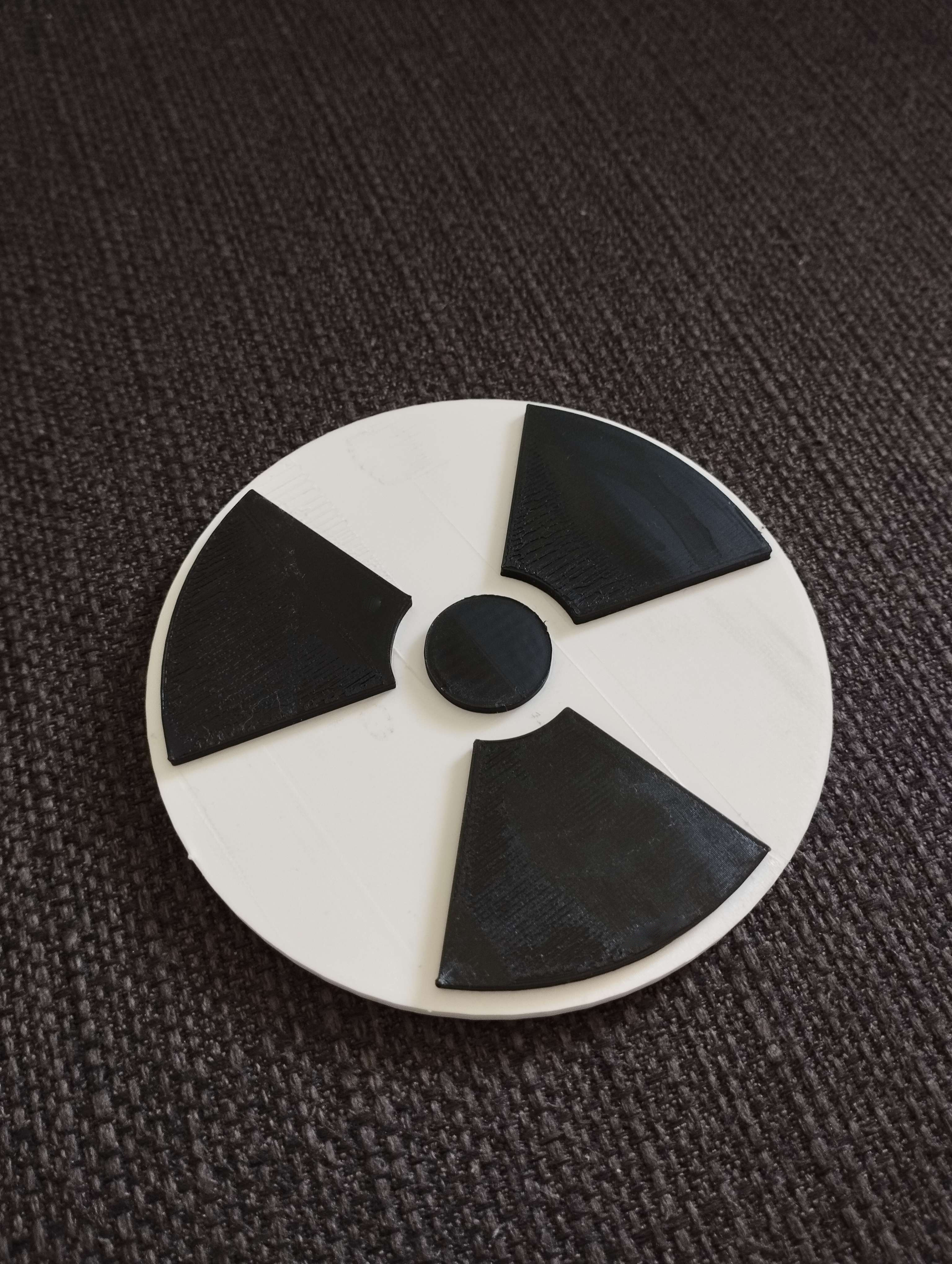 Radiation Coaster (Coaster for Drinks) - Radiation Hazard Bundle