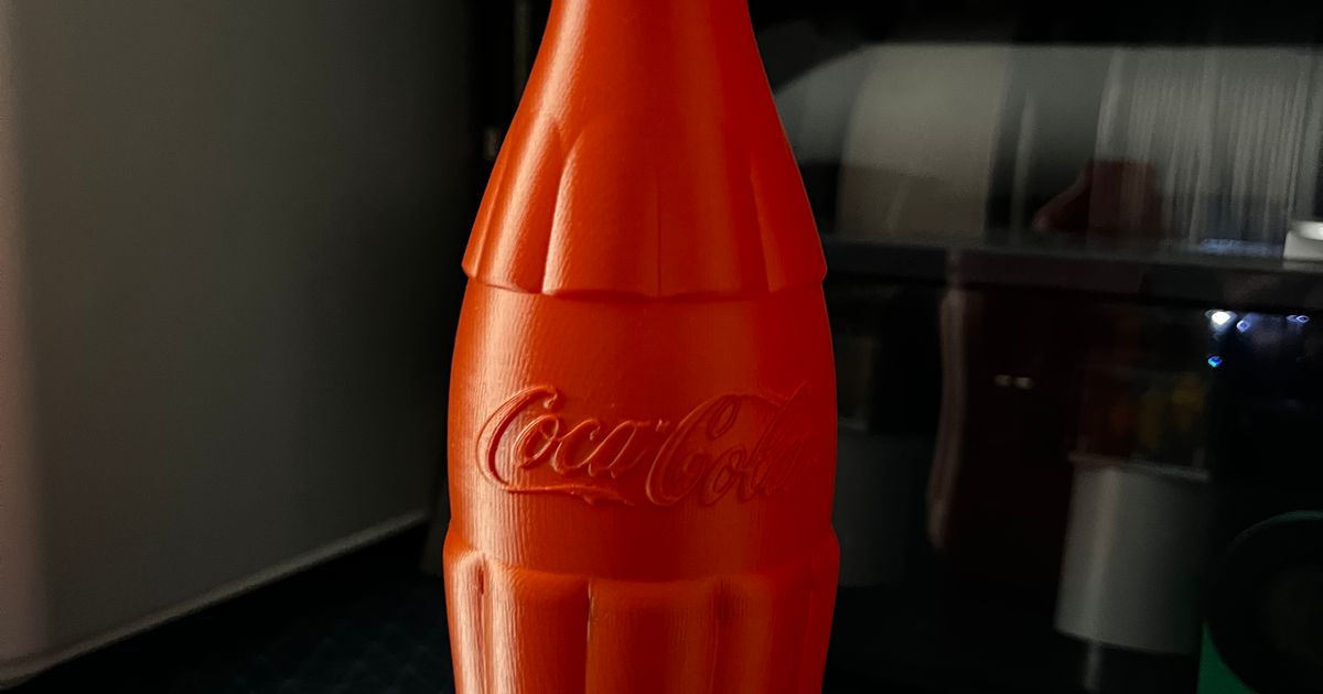 Coca Cola bottle ONLY 14 Gr!! by Culebra | Download free STL model ...