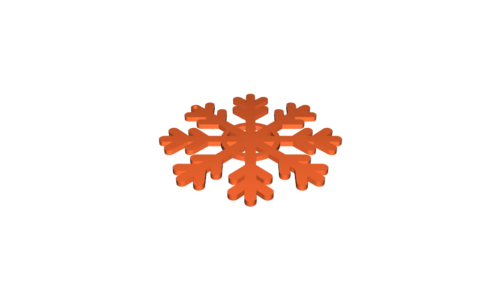 Snowflake 47 mm by Mateusz Wałęza | Download free STL model ...