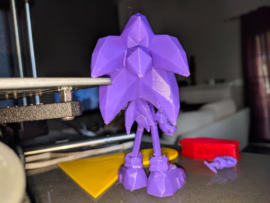 Sonic the Hedgehog - Low Poly by LenK13 | Download free STL model ...
