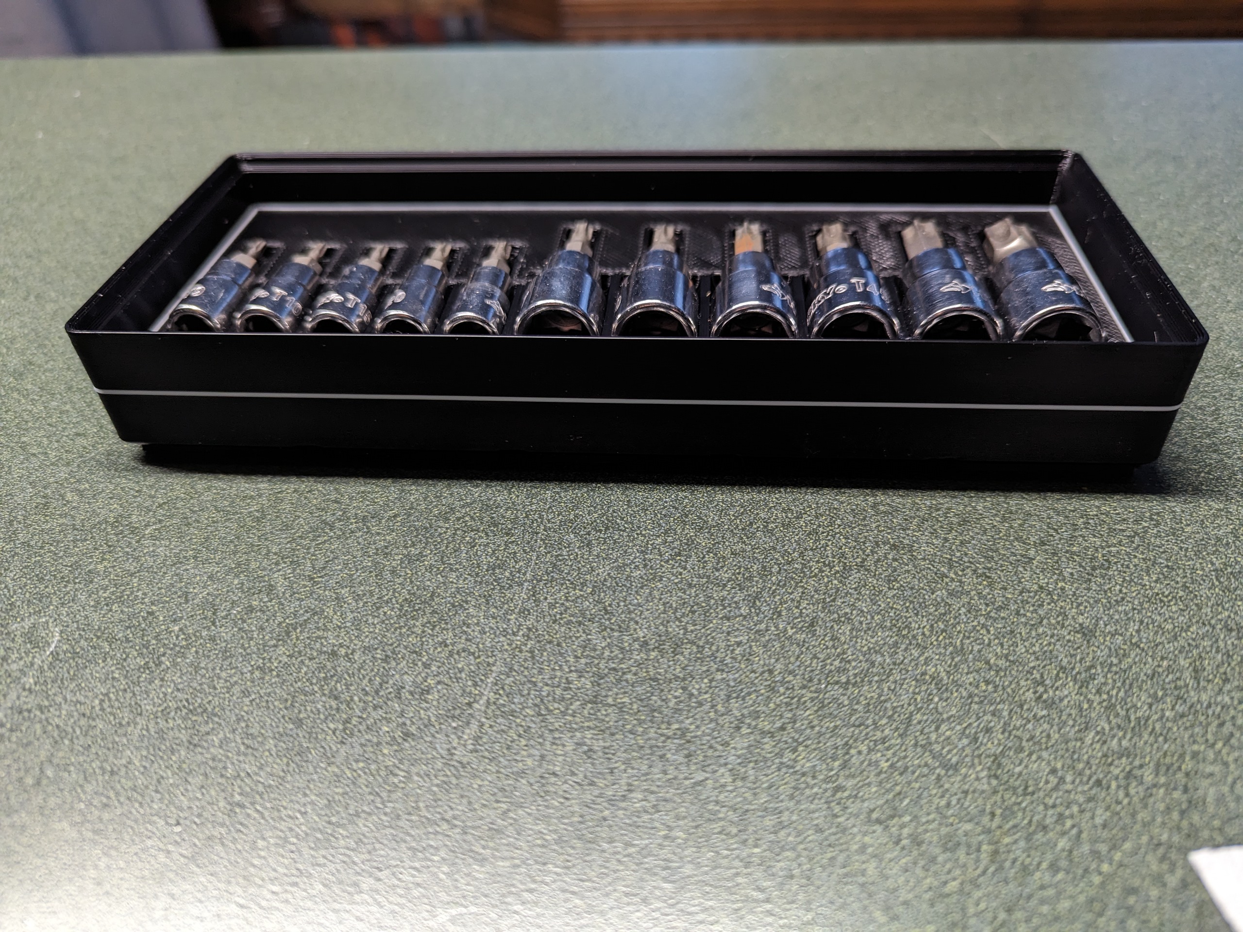 Miniatura 2 do modelo 3D gridfinity torx socket set holder HUSKY