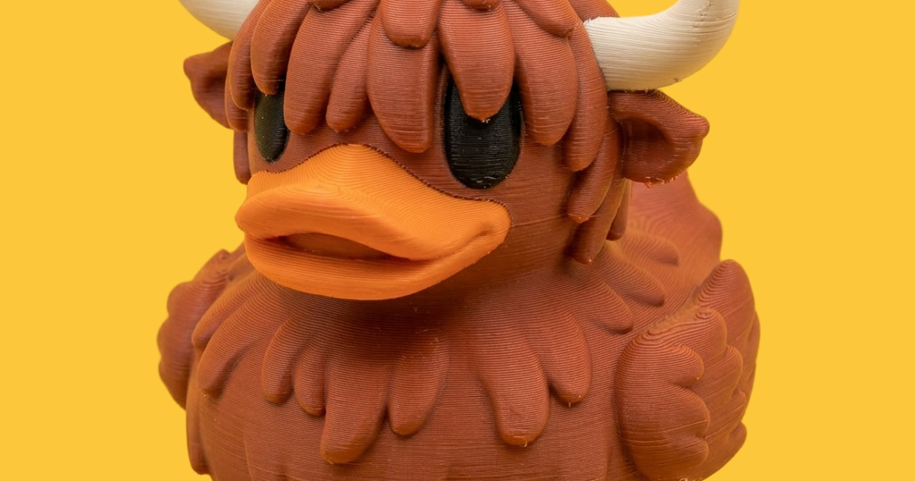 Highland Cow Rubber Duck - Animal Figurine by DuckHeroes | Download ...