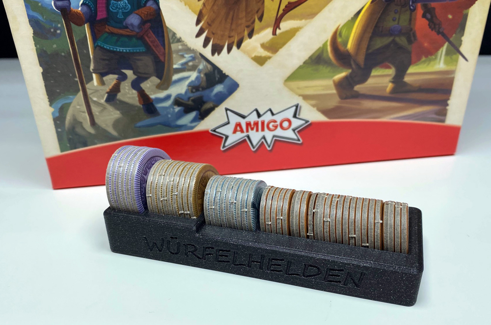 DICE HUNTERS OF THERION Coin Holder (WÜRFELHELDEN Münzhalter) by