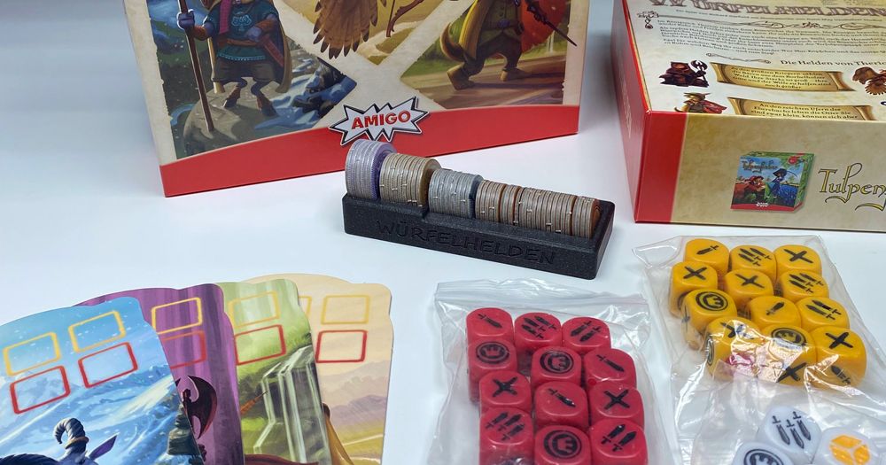 DICE HUNTERS OF THERION Coin Holder (WÜRFELHELDEN Münzhalter) by