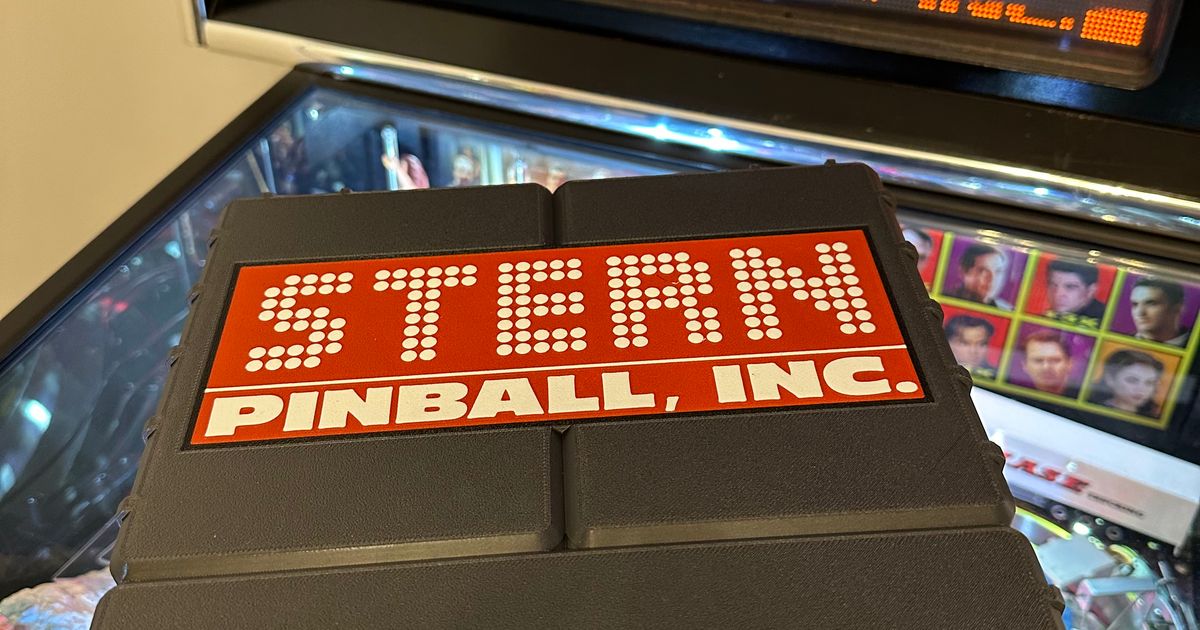 Rugged Pinball Tool Box with old Stern Logo by fghenke | Download free