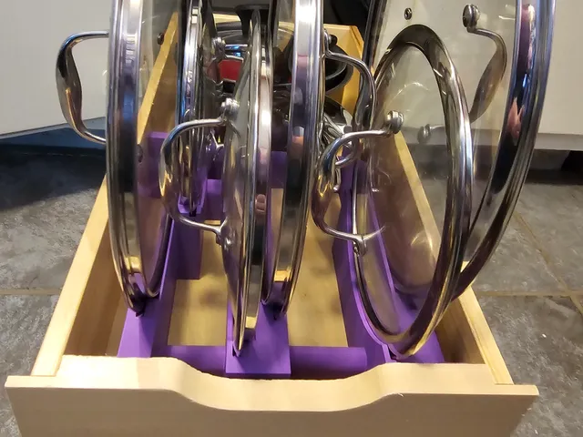 Pot Slots! Pot Lid Organizer!
