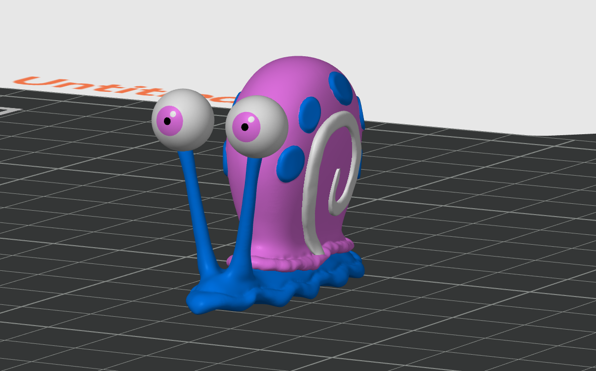 Gary the snail multicolor 4 color