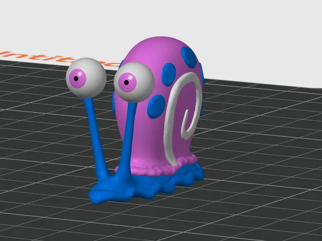 Gary the snail multicolor 4 color