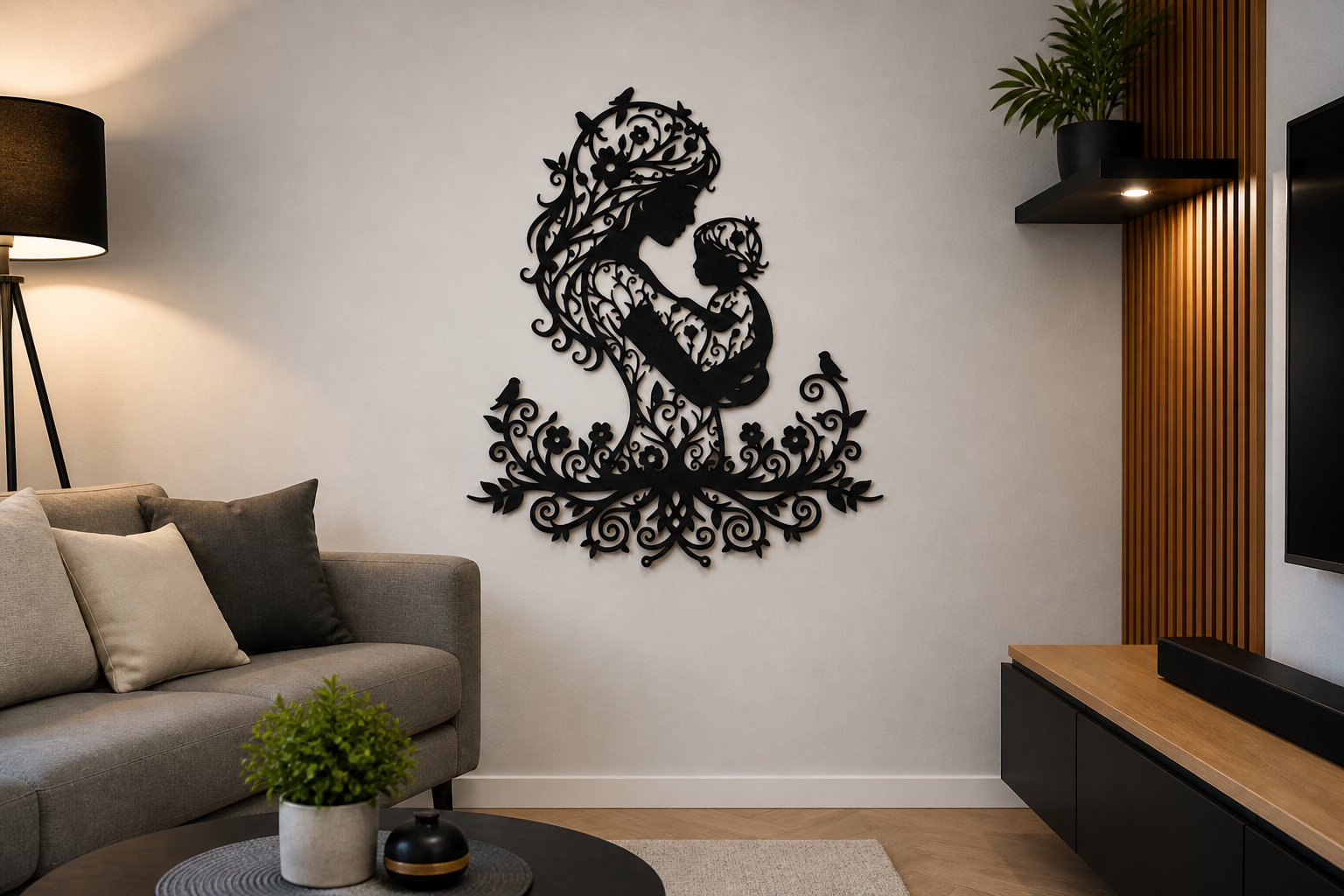 Mother & Baby 2D Wall Art