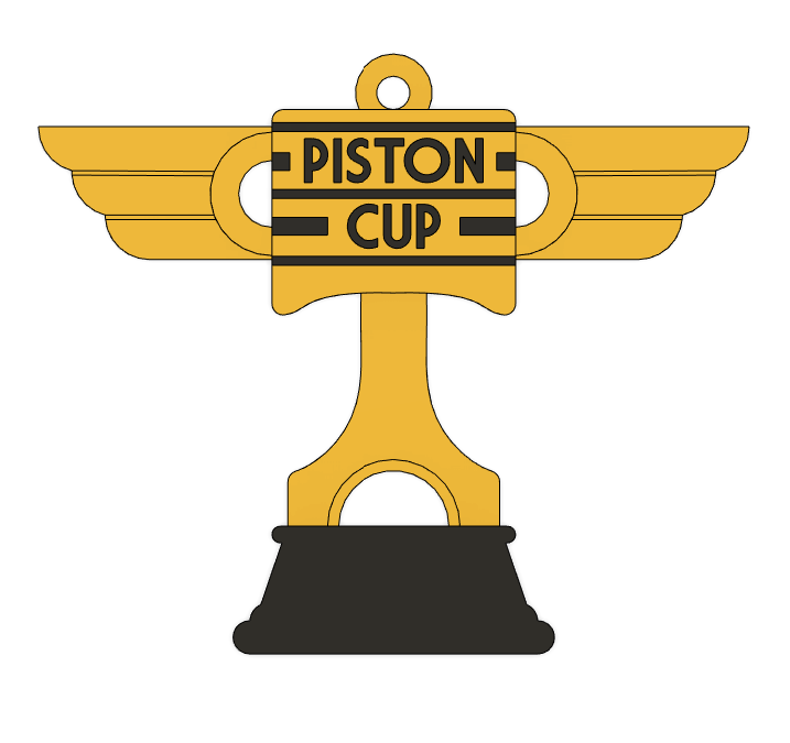 Llavero Copa Piston - Piston Cup Keychain 14F by Palomin3D | Download ...