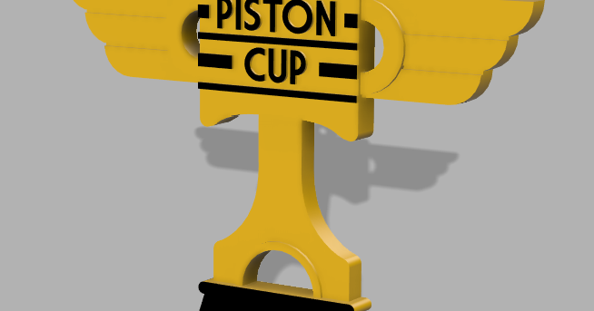 Llavero Copa Piston - Piston Cup Keychain 14F by Palomin3D | Download ...