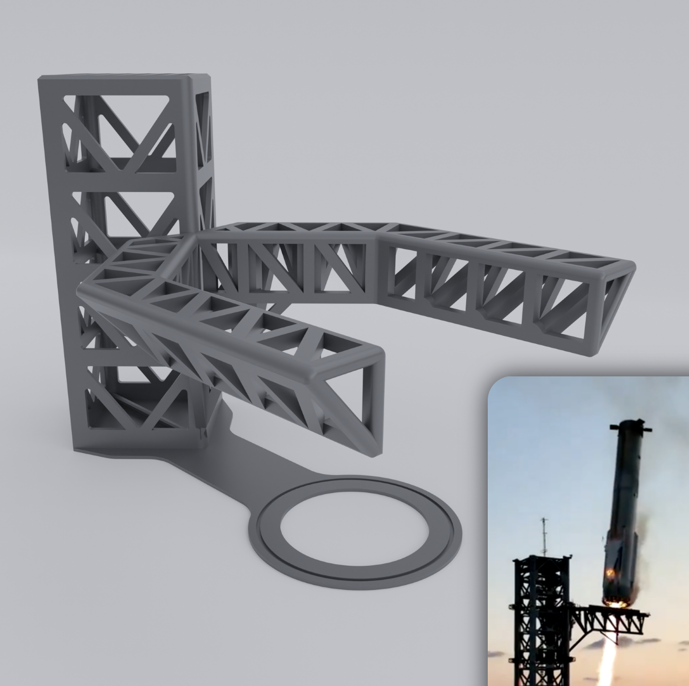Mechazilla Can Holder [SpaceX Starship]