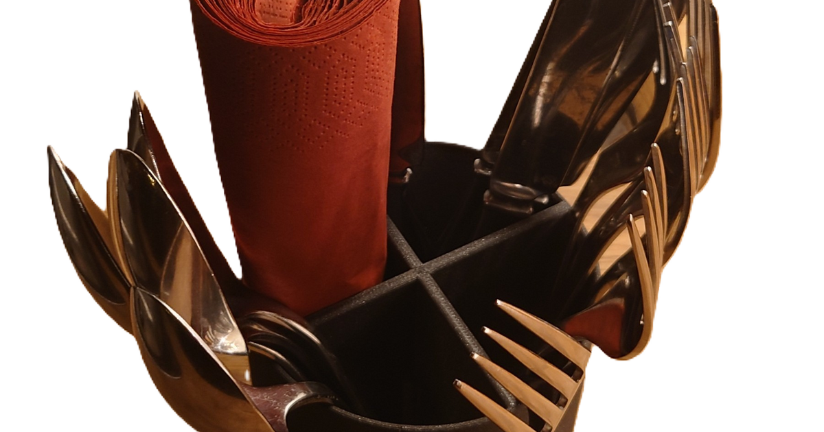 Cutlery Organizer by gillis Download free STL model
